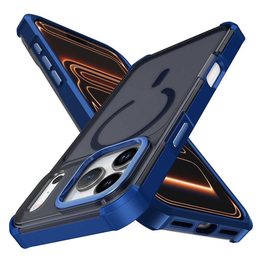 iPhone 17 Pro EIDERWOOD Matt Hybrid Plast Deksel - MagSafe Kompatibel - Blå