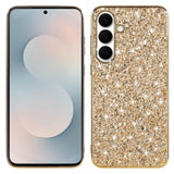 Samsung Galaxy A57 EIDERWOOD Plast Glitter Deksel - Gull