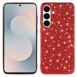 Samsung Galaxy A57 EIDERWOOD Plast Glitter Deksel - Rød