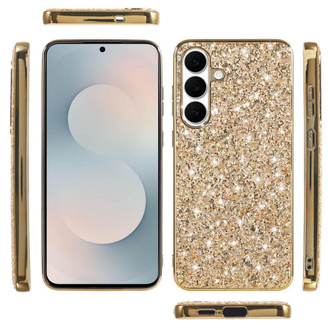 Samsung Galaxy A57 EIDERWOOD Plast Glitter Deksel - Rød