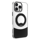 iPhone 17 EIDERWOOD Hybrid Deksel med Stativfunksjon - MagSafe Kompatibel - Gjennomsiktig / Svart