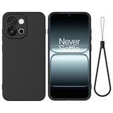 OnePlus Nord 6 EIDERWOOD Fôret Silikon Deksel m. Stropp - Svart