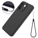 OnePlus Nord 6 EIDERWOOD Fôret Silikon Deksel m. Stropp - Svart