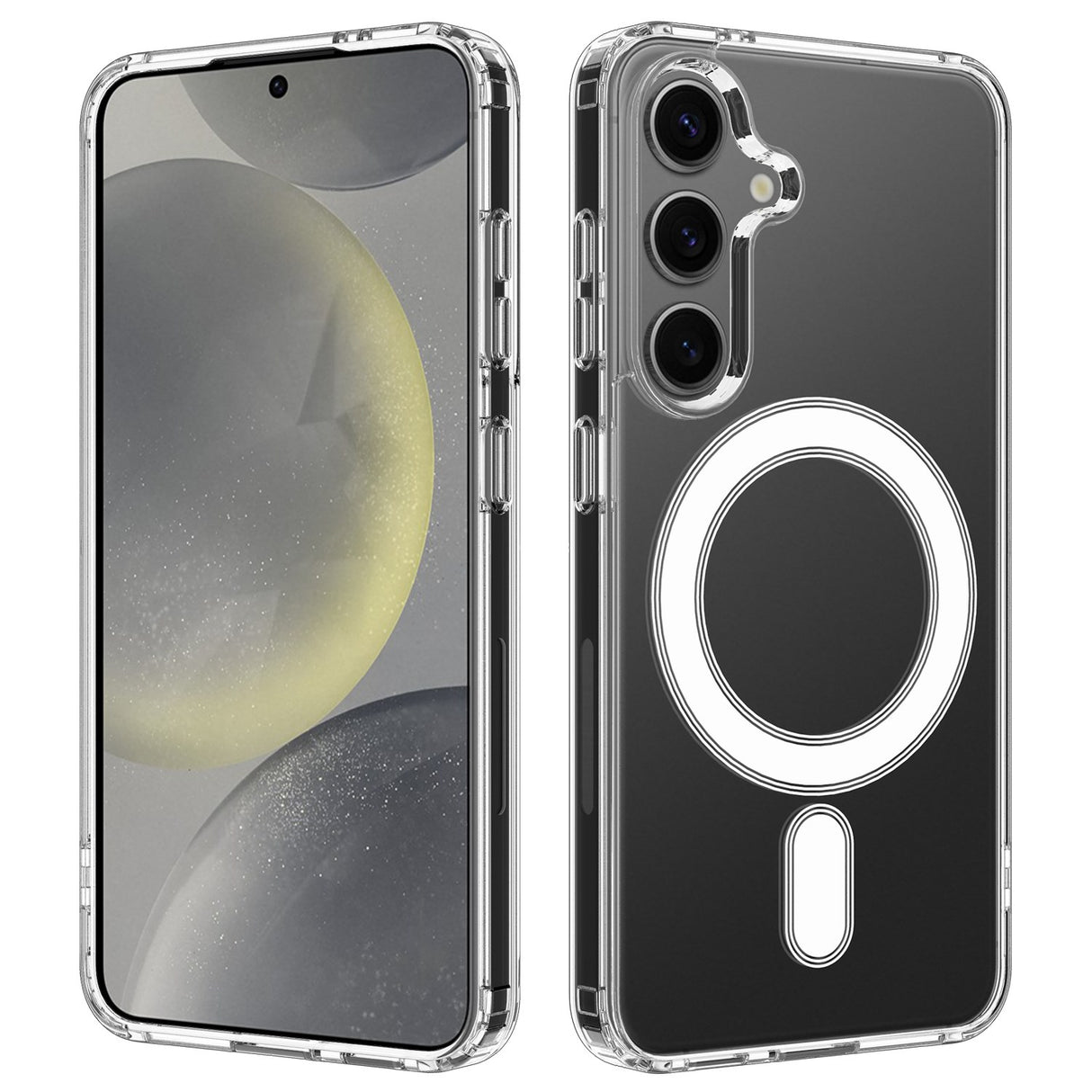 Samsung Galaxy A27 EIDERWOOD Hybrid Plast Deksel - MagSafe Kompatibel - Gjennomsiktig