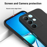 Realme C100 EIDERWOOD Silikon Deksel m. Stropp - Svart