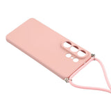 Samsung Galaxy S26 Ultra EIDERWOOD Fôret Fleksibelt Plast Deksel m. Stropp - Rosa
