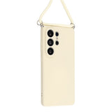 Samsung Galaxy S26 Ultra EIDERWOOD Fôret Fleksibelt Plast Deksel m. Stropp - Beige