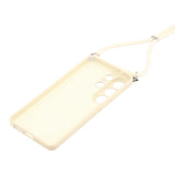 Samsung Galaxy S26 Ultra EIDERWOOD Fôret Fleksibelt Plast Deksel m. Stropp - Beige