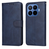 Xiaomi 17T Pro EIDERWOOD Kunstskinn Flip Deksel m. Stropp - Blå