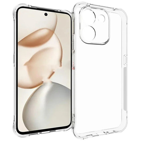 Honor 600 Smart Fleksibelt Plastdeksel med Skjermbeskytter - Gjennomsiktig