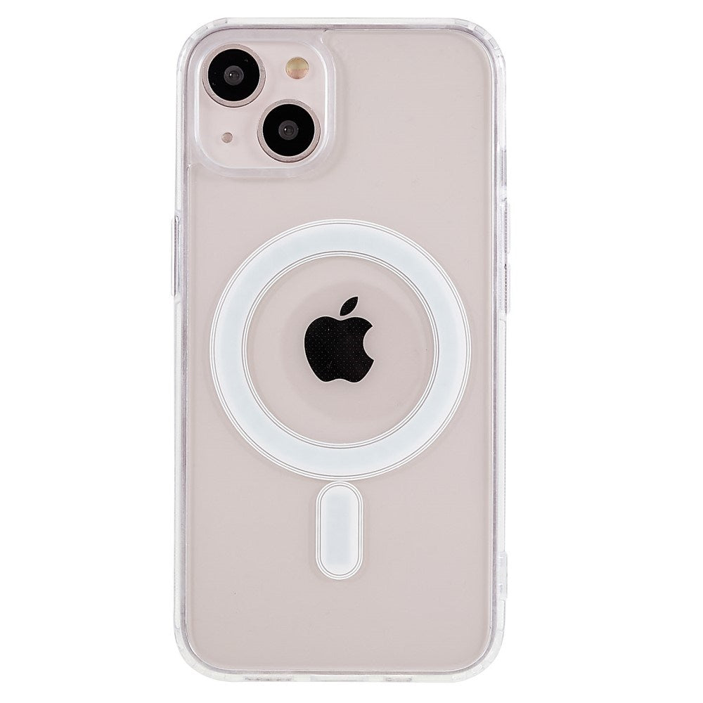EIDERWOOD iPhone 13 Hybrid Plast Deksel - MagSafe Kompatibel - Gjennomsiktig / Hvit
