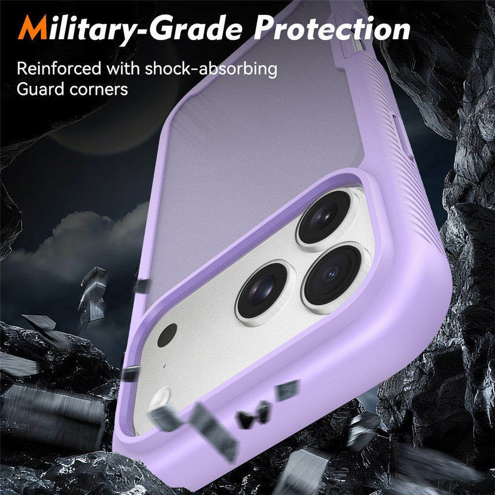 iPhone 18 Pro Max / 17 Pro Max EIDERWOOD Todelt Matt Hybrid Plast Deksel - Lilla