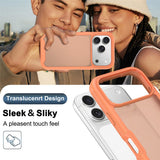 iPhone 18 Pro / 17 Pro EIDERWOOD Todelt Matt Hybrid Plast Deksel - Oransje