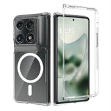 Motorola Razr Fold EIDERWOOD Hybrid Plast Deksel - MagSafe Kompatibel - Gjennomsiktig
