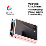 Samsung Galaxy Z Flip8 DUX DUCIS Hybrid Deksel med Matt Bakside – MagSafe Kompatibel – Rosa