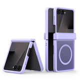 Samsung Galaxy Z Flip8 DUX DUCIS Hybrid Deksel med Matt Bakside – MagSafe Kompatibel – Lilla