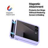 Samsung Galaxy Z Flip8 DUX DUCIS Hybrid Deksel med Matt Bakside – MagSafe Kompatibel – Lilla