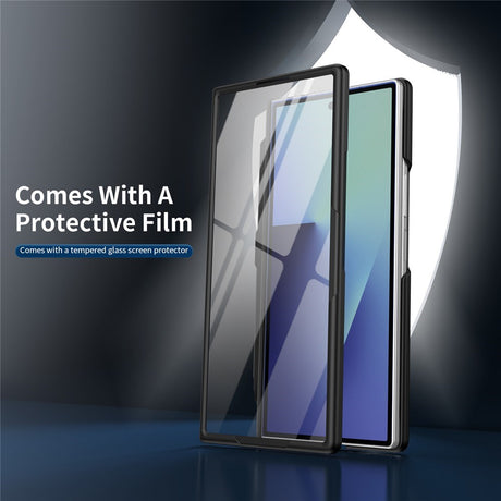 Samsung Galaxy Z Fold8 Ultra EIDERWOOD Deksel med Skjermbeskyttelse & Stativfunksjon - Svart