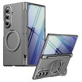 Samsung Galaxy Z Fold8 Ultra EIDERWOOD Deksel med Skjermbeskyttelse & Stativfunksjon - Grå