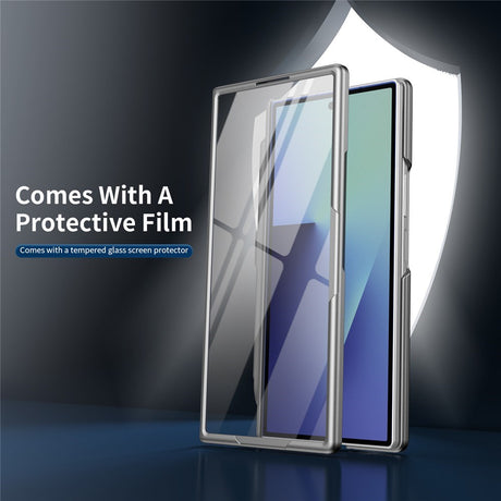 Samsung Galaxy Z Fold8 Ultra EIDERWOOD Deksel med Skjermbeskyttelse & Stativfunksjon - Grå