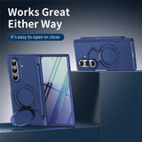 Samsung Galaxy Z Fold8 Ultra EIDERWOOD Deksel med Skjermbeskyttelse & Stativfunksjon - Blå