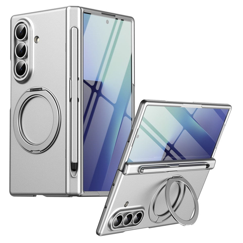 Samsung Galaxy Z Fold8 Ultra EIDERWOOD Deksel med Skjermbeskyttelse & Stativfunksjon - Sølv