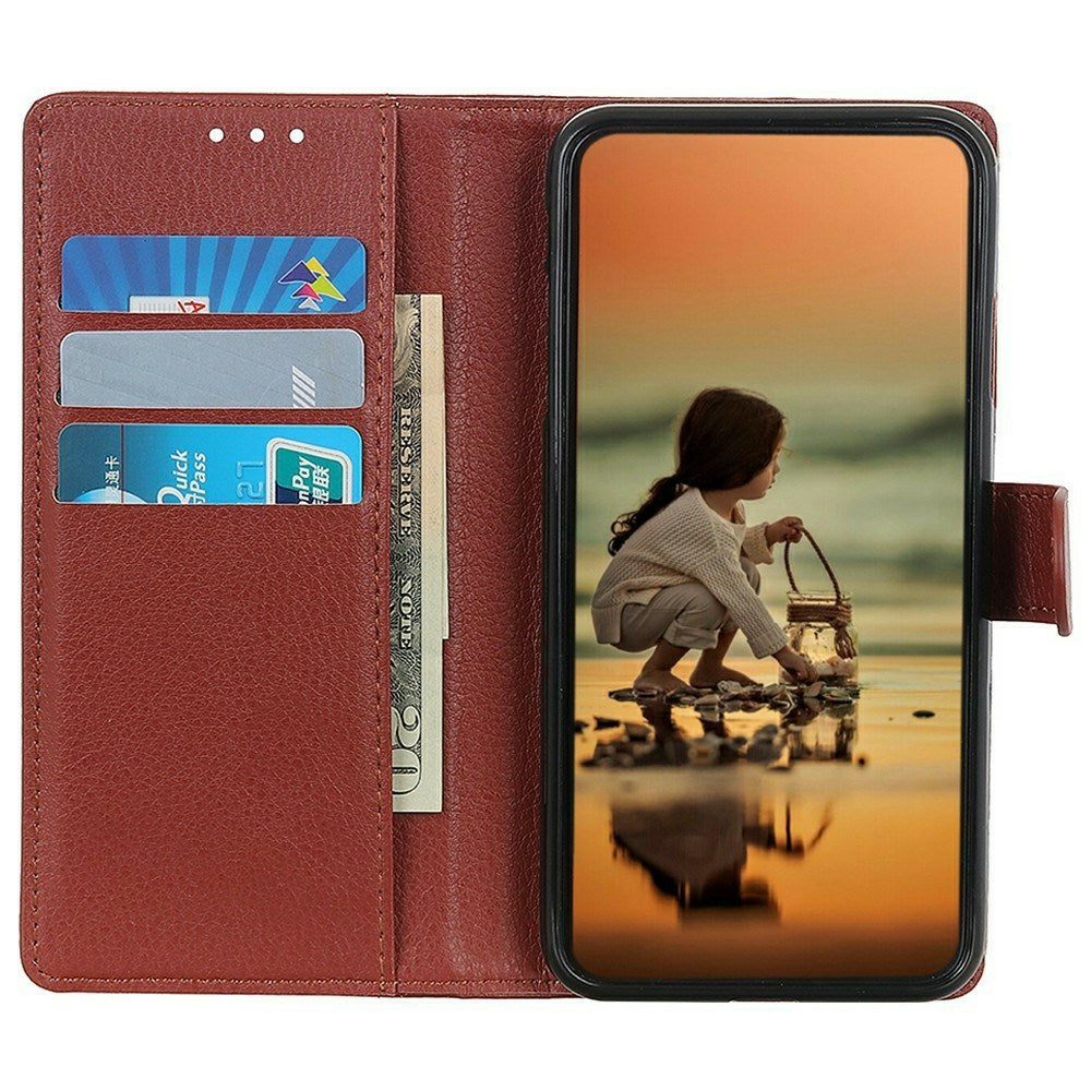 OPPO Find X9 Ultra EIDERWOOD Kunstskinn Flip Deksel m. Kortlomme & Stativfunksjon - Brun