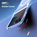 Samsung Galaxy Z Flip8 DUX DUCIS Hybrid Deksel – MagSafe Kompatibelt – Gjennomsiktig