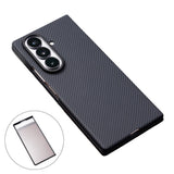 Samsung Galaxy Z Fold8 Hardt Plast Carbon Deksel - MagSafe Kompatibel - Svart