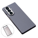 Samsung Galaxy Z Fold8 Hardt Plast Carbon Deksel - MagSafe Kompatibel - Grå