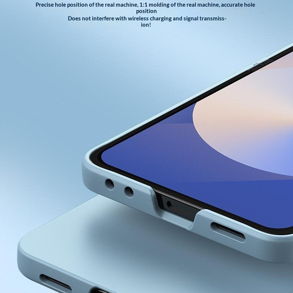 Samsung Galaxy Z Flip8 EIDERWOOD Hard Plast Deksel med Hengsel - Hvit