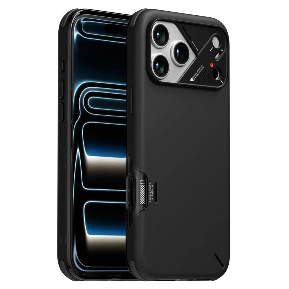 iPhone 17 Pro Max AULUMU Støtdempende Hybrid Deksel - MagSafe Kompatibelt - Svart