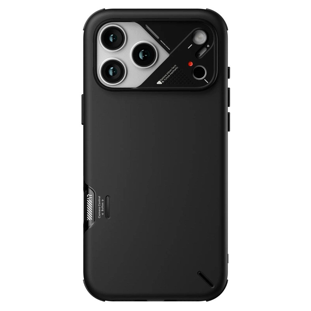 iPhone 17 Pro Max AULUMU Støtdempende Hybrid Deksel - MagSafe Kompatibelt - Svart