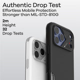 iPhone 17 Pro Max AULUMU Støtdempende Hybrid Deksel - MagSafe Kompatibelt - Svart