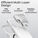 iPhone 17 Pro Max AULUMU Støtdempende Hybrid Deksel - MagSafe Kompatibelt - Svart