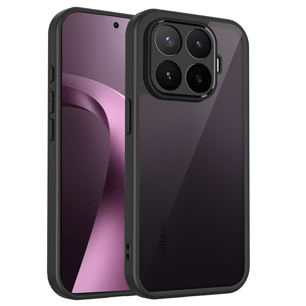 Xiaomi 17T Pro Hybrid Deksel med Matt Overflate - Svart / Gjennomsiktig