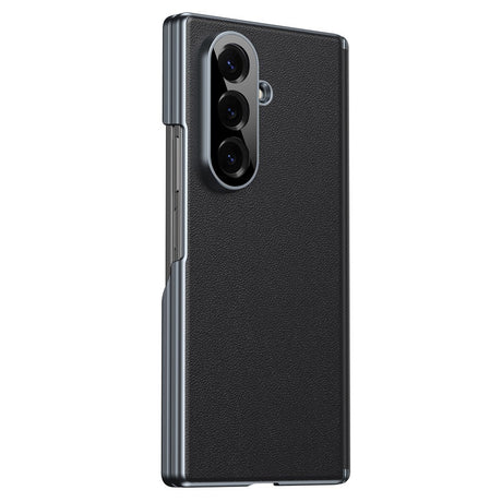 Samsung Galaxy Z Fold8 Ultra Kunstskinn Bak Deksel - Svart