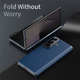 Samsung Galaxy Z Fold8 Kunstskinn Bak Deksel - Blå