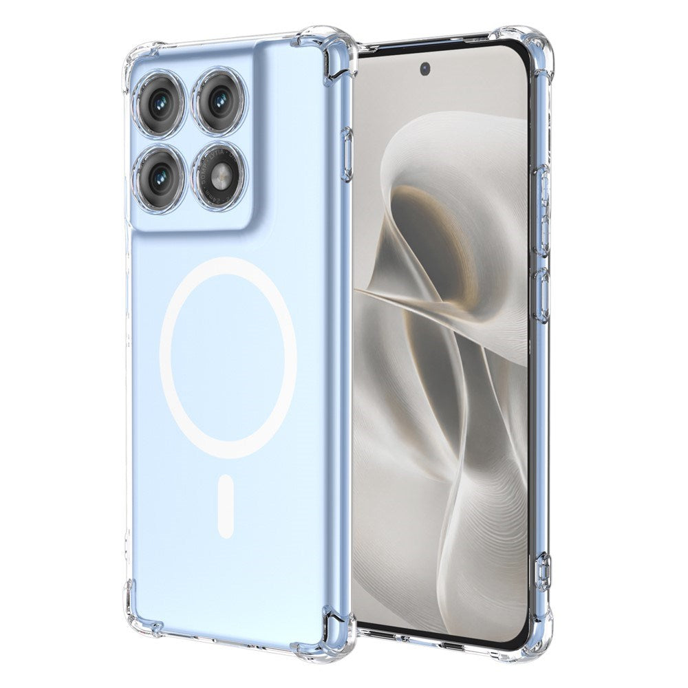 Motorola Edge 70 Pro EIDERWOOD Hybrid Plast Deksel m. Støtabsorberende Hjørner - MagSafe Kompatibel - Gjennomsiktig