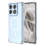 Motorola Edge 70 Pro EIDERWOOD Hybrid Plast Deksel m. Støtabsorberende Hjørner - MagSafe Kompatibel - Gjennomsiktig