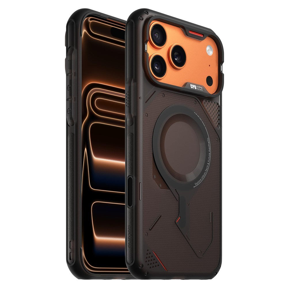 iPhone 17 Pro Max AULUMU Varmeavledende Fleksibelt Deksel – MagSafe Kompatibelt – Svart