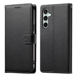 Samsung Galaxy S26 FE EIDERWOOD Flip Deksel med Kortholder og Stropp - Svart