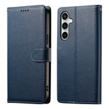 Samsung Galaxy S26 FE EIDERWOOD Flip Deksel med Kortholder og Stropp - Blå