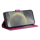 Samsung Galaxy S26 FE EIDERWOOD Flip Deksel med Kortholder og Stropp - Rosa