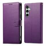 Samsung Galaxy S26 FE EIDERWOOD Flip Deksel med Kortholder og Stropp - Lilla