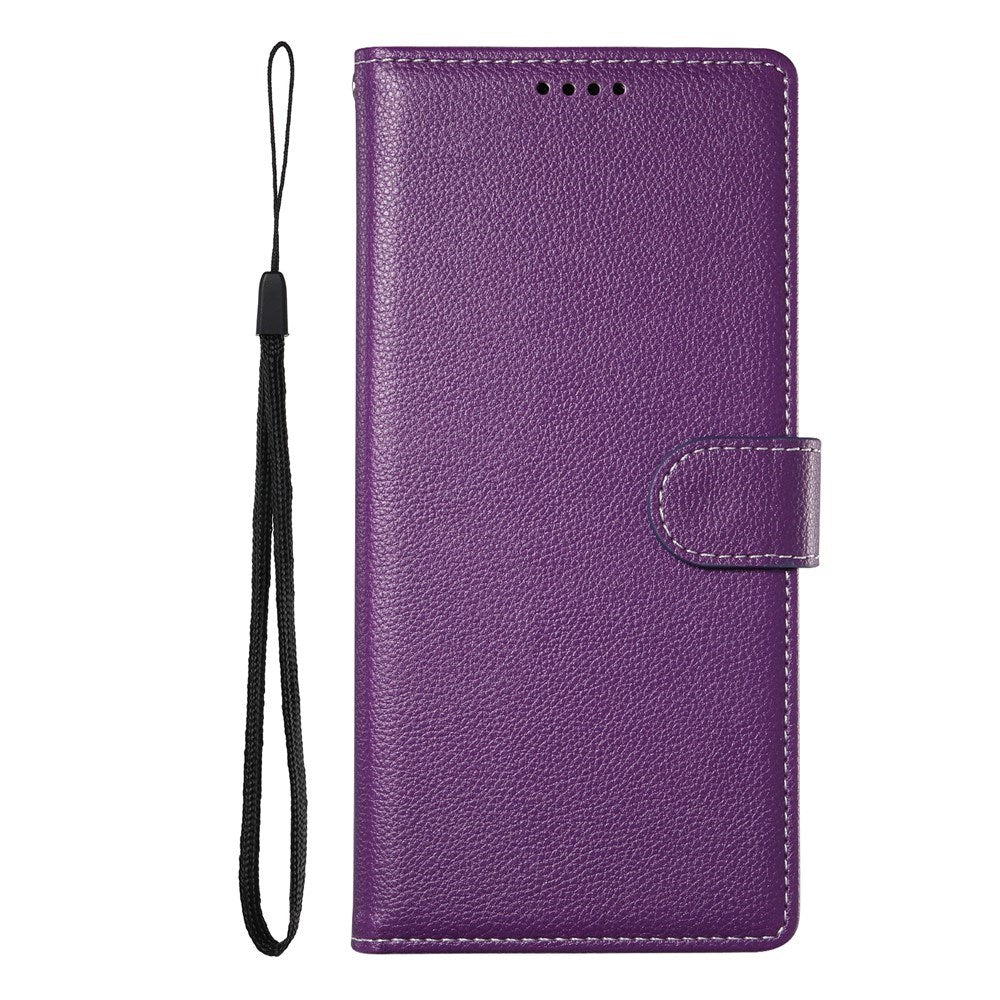 Samsung Galaxy S26 FE EIDERWOOD Flip Deksel med Kortholder og Stropp - Lilla
