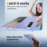 Samsung Galaxy Z Fold8 Matt Fleksibelt Plast Deksel - MagSafe Kompatibel - Lilla
