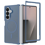 Samsung Galaxy Z Fold8 Matt Fleksibelt Plast Deksel - MagSafe Kompatibel - Blå