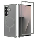 Samsung Galaxy Z Fold8 Matt Fleksibelt Plast Deksel - MagSafe Kompatibel - Grå
