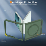 Samsung Galaxy Z Flip8 Matt Fleksibelt Plast Deksel - MagSafe Kompatibel - Grønn